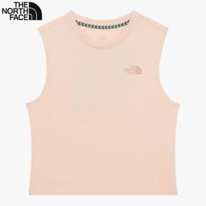 노스페이스 NT7VR00D 여성 에버그린 슬리브리스 나시 티셔츠 KR