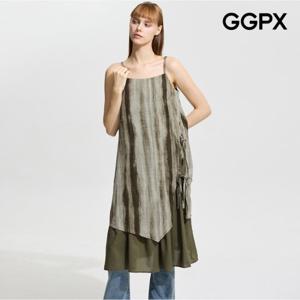 [GGPX] 나염 뷔스티에 레이어드 원피스 (GP5OP060F)