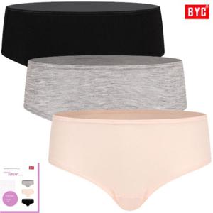 BYC심플베이직단색톤쥬니어학생용삼각팬티3매입JCS6012