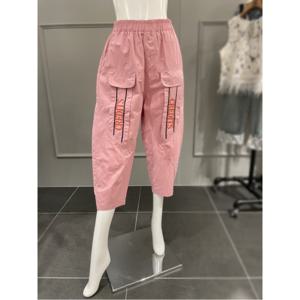 르니앤맥코이 자수 레터링 배기핏 면 팬츠 (MM08SL400FJY)