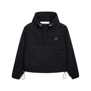AMI Paris 레터링 로고 후드 재킷 UJK101PA0007
