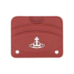 VIVIENNE WESTWOOD PORTACARTE A MEZZA LUNA CON LOGO  ORB  54030003U_S000DH407