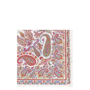 Etro 페이즐리 프린트 스퀘어 스카프 WAXA0008AV640 S9001 TP941867066