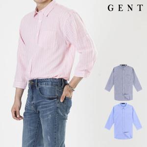 [겐트옴므]남성용 시어서커 멀티ST 7부셔츠_GS9206C