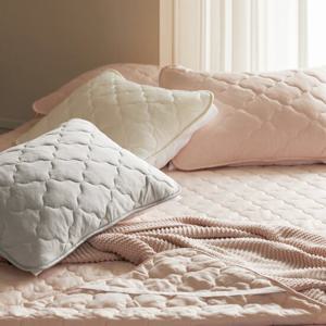 파미지오 사계절 밴딩 누빔 베개커버 양면패드 40x60 2개