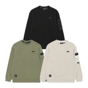 내셔널지오그래픽 키즈 K233USW820 어드벤처 포켓 맨투맨 3종택1