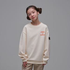 [내셔널지오그래픽키즈] K241USW980 시즌 그래픽 맨투맨-1 CREAM