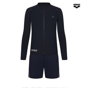 아레나남자성인애쉬 레저 집업 래쉬가드 세트A4BM1PC71BLK