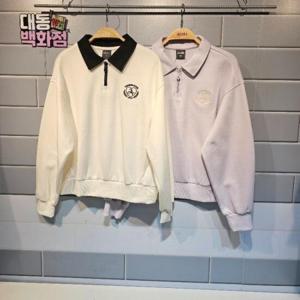 유솔대동백화점 DP01 더블니트카라맨투맨 ULMT24S51