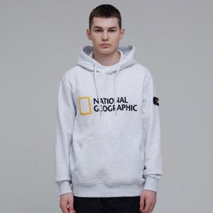 내셔널지오그래픽 N233UHD910 루코스 빅로고 약기모 후디 MIVORY
