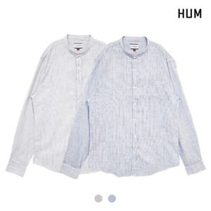 [HUM][HUM]남)40수 코튼슬럽 헨리넥 슬럽셔츠(FHMECSL104P)
