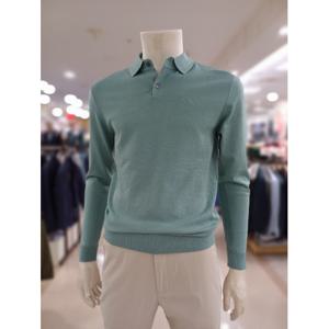 [피에르가르뎅]피에르가르뎅 앞판조직 긴팔 카라니트(PMKT1301)