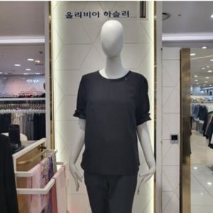 [올리비아하슬러]쁘띠리본블라우스902BK1