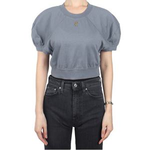 비비안웨스트우드 여성 풋볼 크롭 반팔티 스톤 1G01000A J001M P407