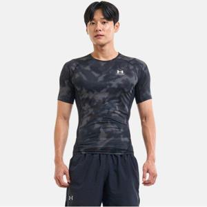 언더아머반팔티 KQJ 1383321-001 남성 HeatGear 프린티드 반팔