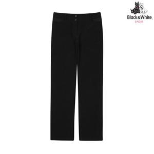 [블랙앤화이트] 여성 밍크 본딩 부츠컷 팬츠 5094LXWP_BLACK