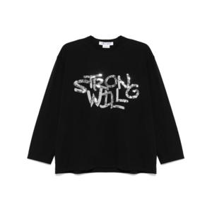 꼼데가르송 긴팔 티셔츠 RNT005 Black