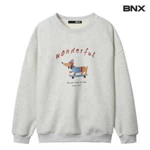 [BNX]원더풀 융털 기모맨투맨 (BW4TS010L0)