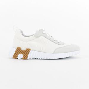 에르메스 바운싱 스니커즈 WHITE brown NEW H241202Z 90