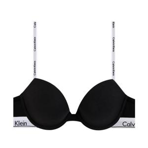 CK 여성 모던 코튼 데미 브라 QF7936 BLACK
