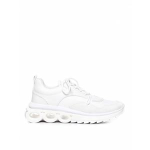 [SALVATORE FERRAGAMO] 남성 트레이너 스니커즈 위드 간치니 플라크 021581762773003 화이트 /8