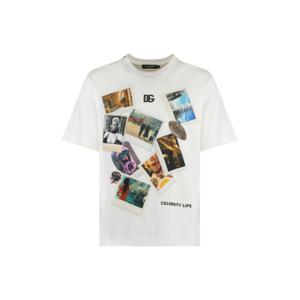 돌체앤가바나 반팔 티셔츠 G8PN9TG7O4R W0800 White