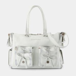 아크네스튜디오 멀티포켓 숄더 백 A10440 AHX WHITE GREY
