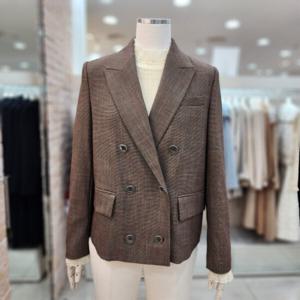 [JJ JIGOTT]JJ지고트 롤업 더블 브레스트 재킷 GM9M0JK90