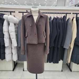 [온앤온]카라넥 더블버튼 셋업자켓njw4wja3001