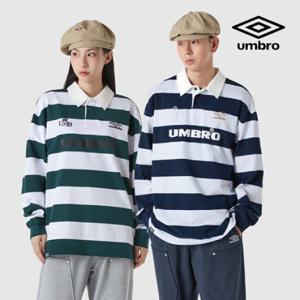 [엄브로] HBL 브리티시 캐주얼 럭비 긴팔 티셔츠 UQ121CTL21