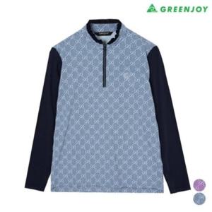 그린조이 HC12 여성 로고 프린트 UV소매 반지퍼 티셔츠 GP24KL57w(곤색)