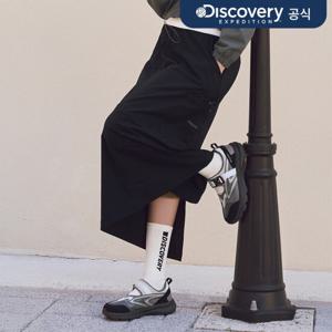 프레시벤트 여성 파라슈트 카고스커트 (BLACK) DWSK91053-BKS