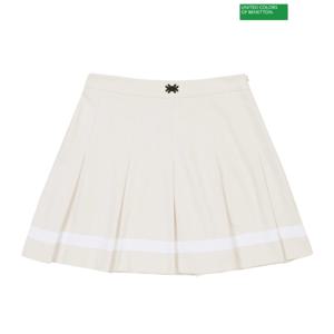 [베네통]베네통 Color pleats skirt 3S_3W3CD0007