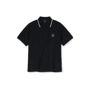 MLB  (3APQM0253-50BKS) 공용 모노그램 자카드 카라 티셔츠