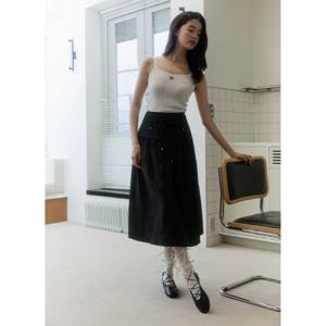 [에고이스트] ER2OSK06 [BLUE LABEL] 리본 리벳 포인트 스커트