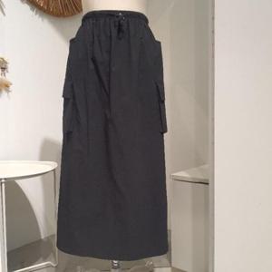 르피타 HC06 H라인 포켓 스커트(블랙) L251USK302