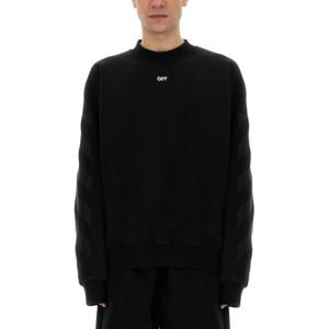 오프화이트 스웨터 OMBA054S24 FLE0031001 Black