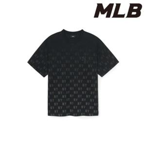 MLB (3ATSM2053-50BKS) 빈티지 모노그램 전판패턴 오버핏 반팔 티셔츠