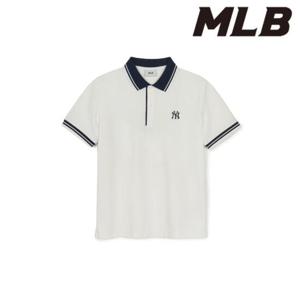 MLB (3APQB0253-50IVS) 베이직 카라배색 컴포터블핏 카라 티셔츠