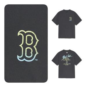 MLB 공용 베이직 컬러 레터 오버핏 기능성 반팔 티셔츠(3ATSB0653-43CGS)