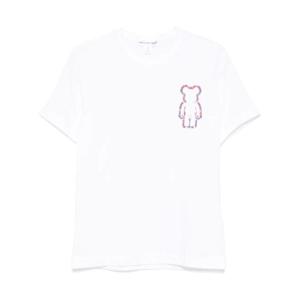 꼼데가르송 반팔 티셔츠 FOT027S25 WHITECHECK