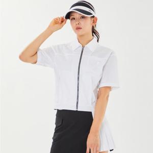 [볼빅]여성 골프 셔츠형블루종반팔점퍼 VLWBP301