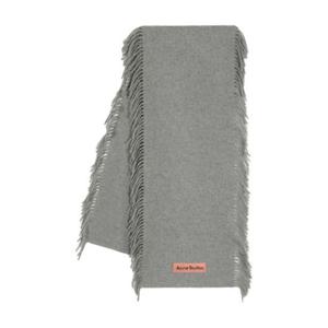 아크네 스튜디오 머플러 스카프 CA0368 X92 LIGHT GREY MELANGE
