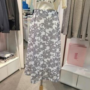 수스 HC07 투톤레이스스커트 S252BSK402