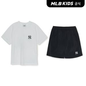 [MLB키즈 공식] 애슬레저 빅럭스 티셔츠 세트 NY (Black) 7AS1B0753-50BKS