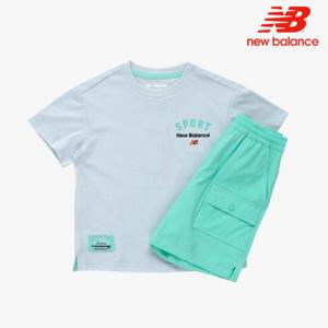 [뉴발란스]뉴발란스 키즈 Surfing 컬러풀 유니 셋업 NK9YE2701U-