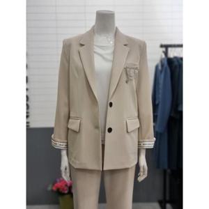 아날도바시니 세이브존02 배색 싱글자켓 AY03JK22N
