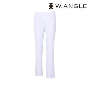 [와이드앵글]  WWM23312W2   CO 백 슬릿 부츠컷 팬츠 L (White)