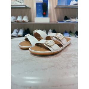 [FITFLOP][그라시에] FFSO5E232WT 25S S 버클 레더 화이트 여성 투바 슬라이드
