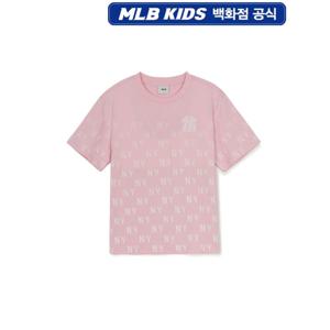 MLB키즈  빈티지 모노그램 전판 티셔츠CL (7ATSMV35350PKP)